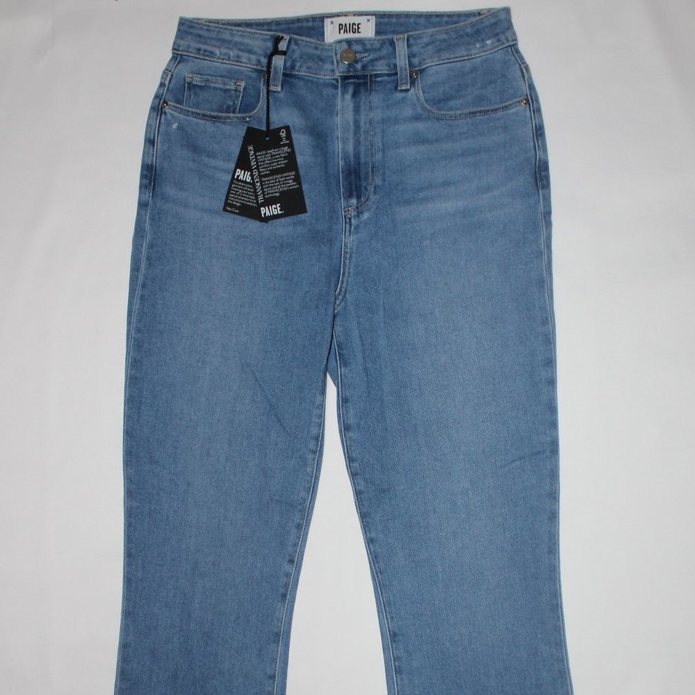 PAIGE SARAH HI RISE SLIM LEG JEANS
